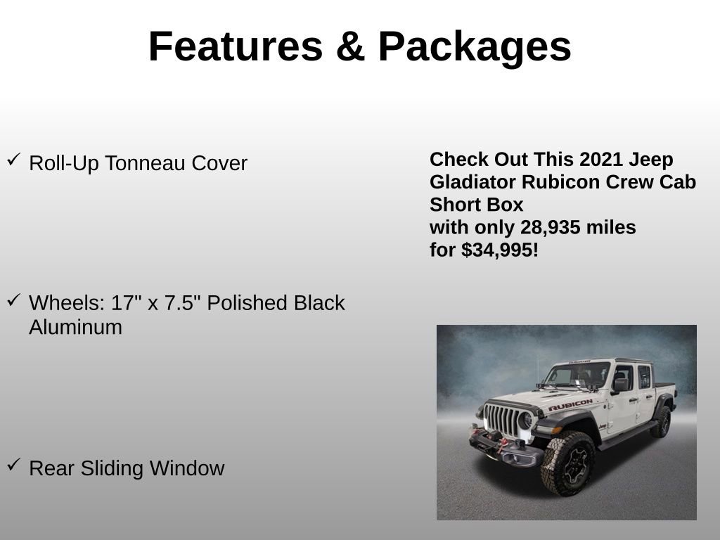 Used 2021 Jeep Gladiator Rubicon image 17