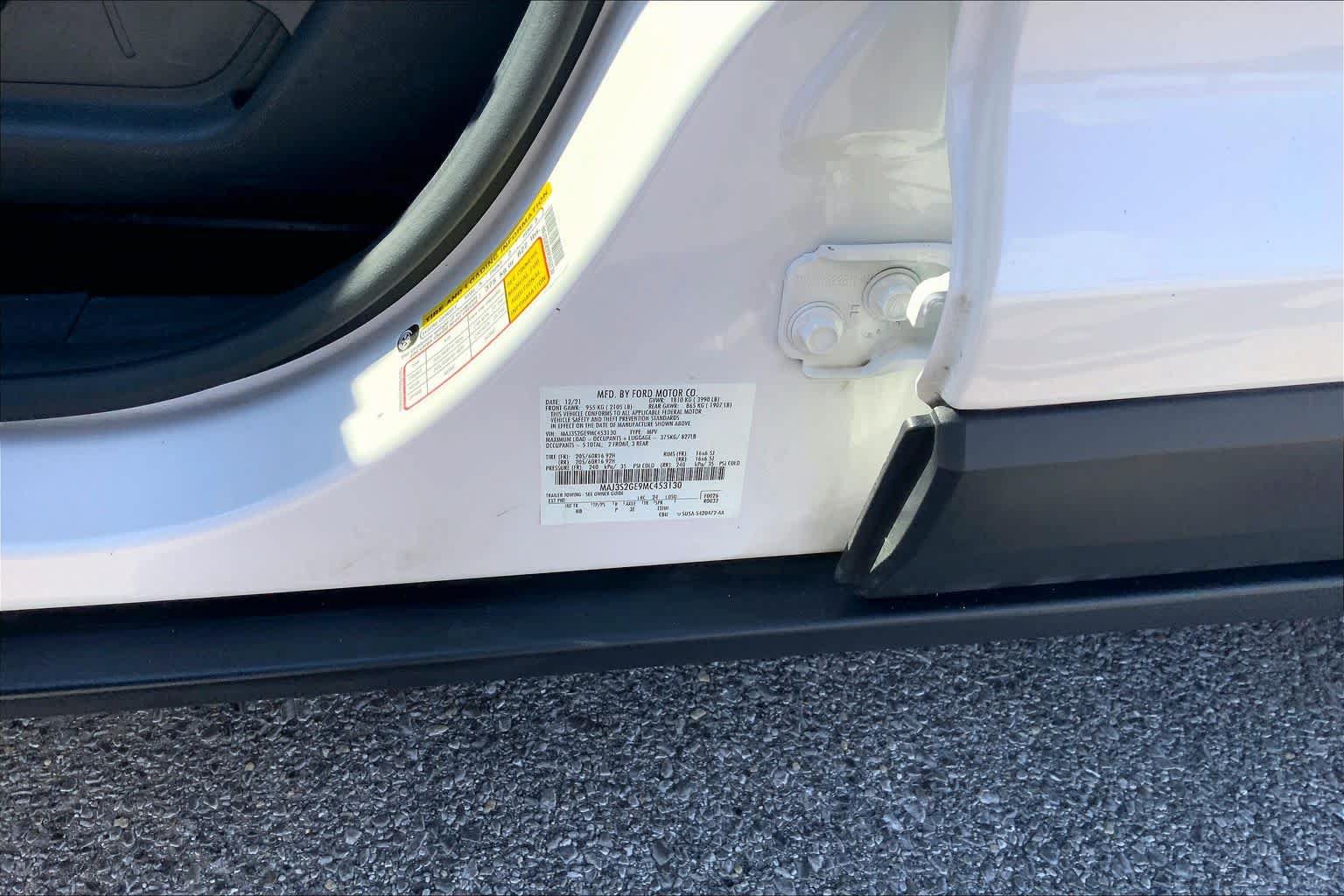 Certified 2021 Ford EcoSport SE w/ Interior Protection Package FWD image 32
