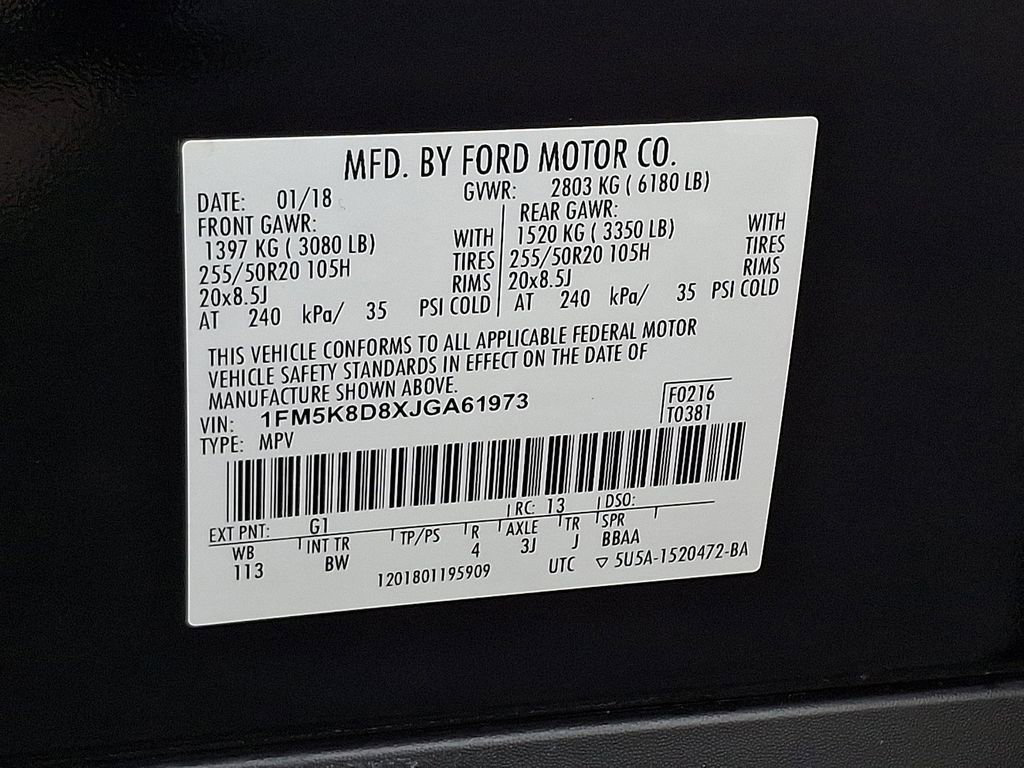 Certified 2018 Ford Explorer XLT w/ Equipment Group 202A image 27