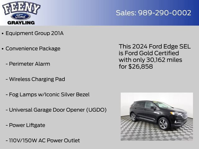 Certified 2024 Ford Edge SEL w/ Convenience Package image 12