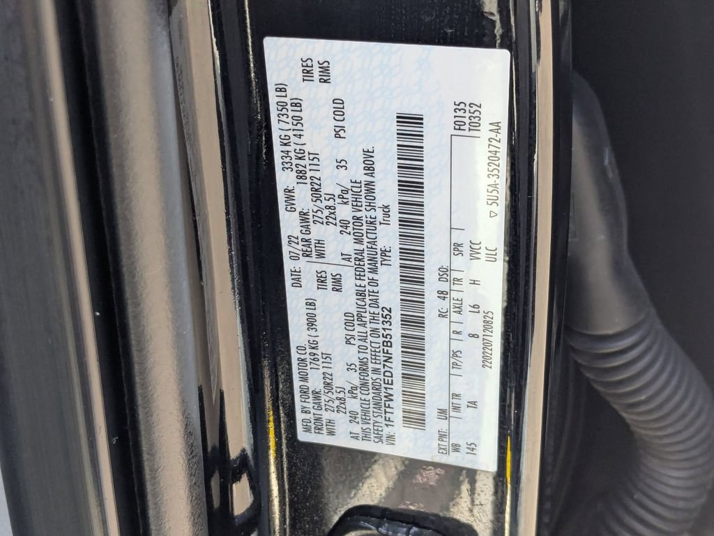 Certified 2022 Ford F150 Limited AWD/4WD image 26