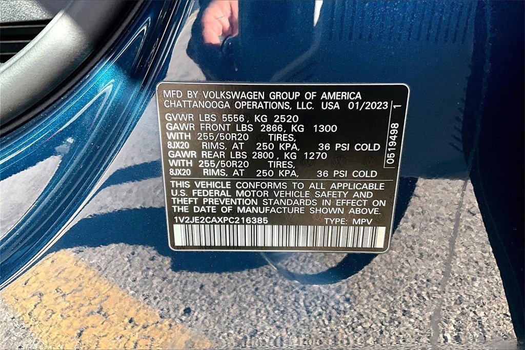 Used 2023 Volkswagen Atlas Cross Sport SE w/ Panoramic Sunroof Package image 35