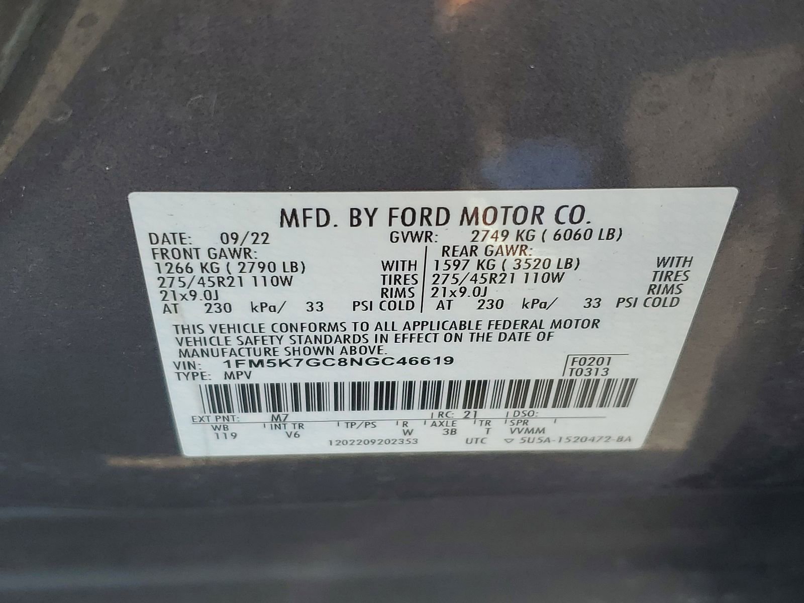 Certified 2022 Ford Explorer ST w/ ST Street Pack RWD image 32