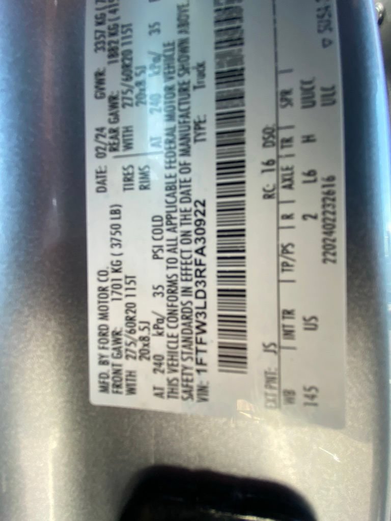 Certified 2024 Ford F150 XLT w/ Equipment Group 302A MID AWD/4WD image 29
