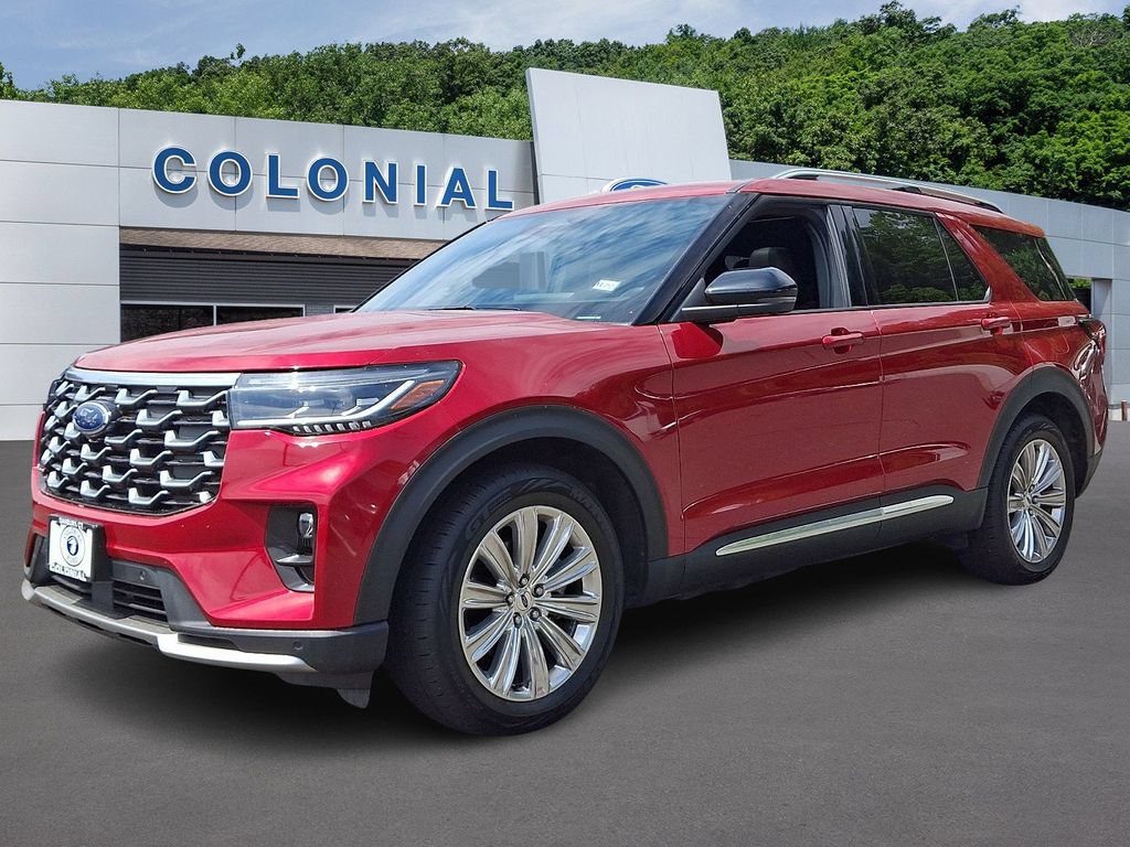 Certified 2025 Ford Explorer Platinum w/ LUX Leather Package AWD/4WD image 3