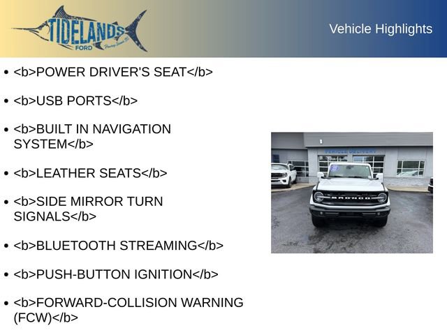 Certified 2025 Ford Bronco Outer Banks AWD/4WD image 12