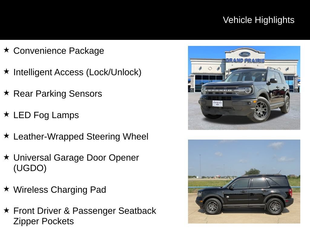 Certified 2023 Ford Bronco Sport Big Bend w/ Convenience Package AWD/4WD image 5
