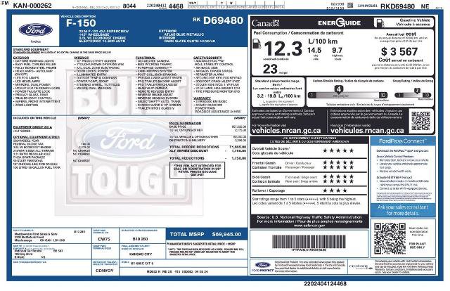 Certified 2024 Ford F150 XLT AWD/4WD image 6