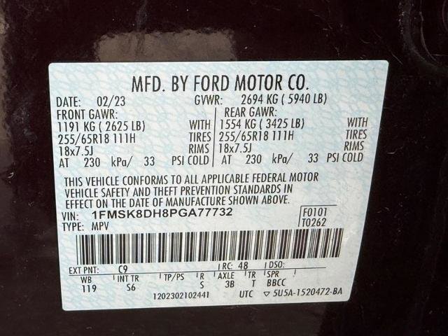 Certified 2023 Ford Explorer XLT w/ Equipment Group 202A image 28