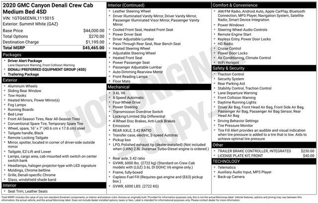 Used 2020 GMC Canyon Denali image 5