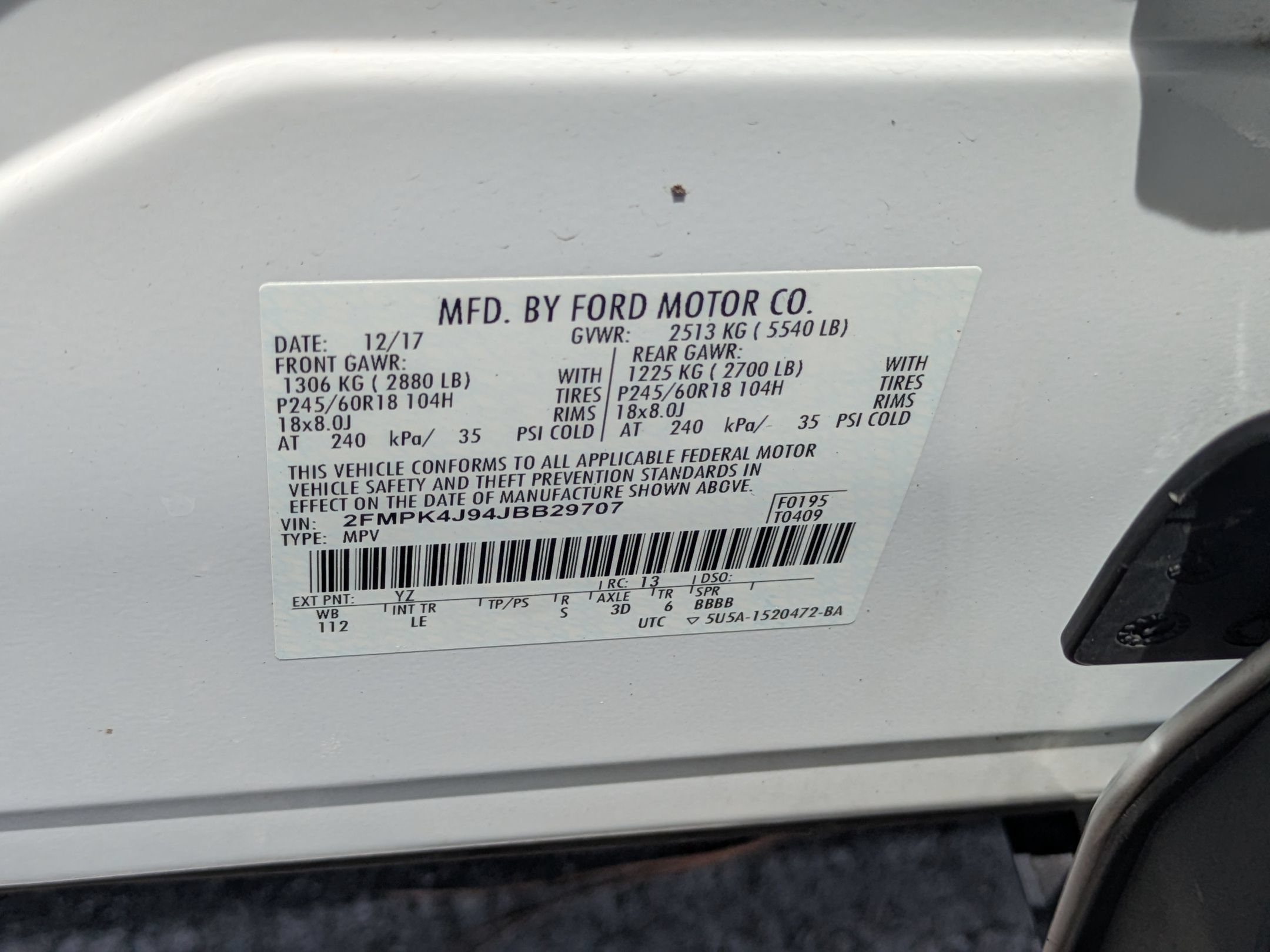 Certified 2018 Ford Edge SEL w/ Equipment Group 201A AWD/4WD image 42
