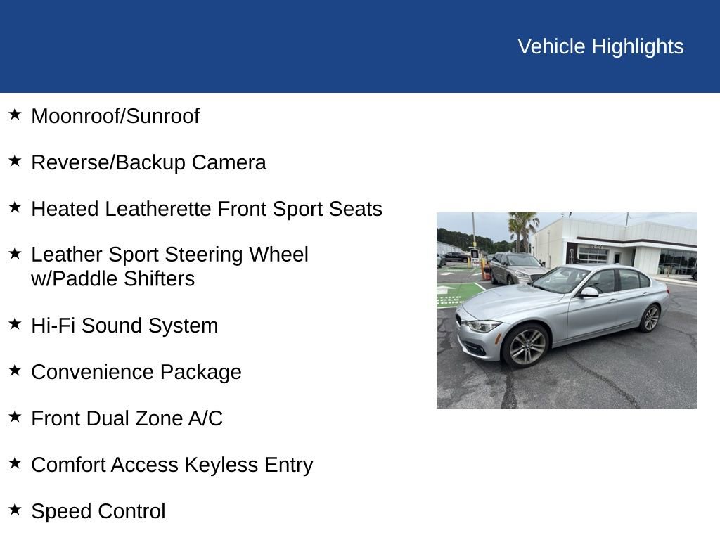 Used 2018 BMW 330i Sedan w/ Convenience Package RWD video 2