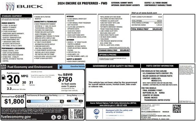 Used 2024 Buick Encore GX Preferred image 27