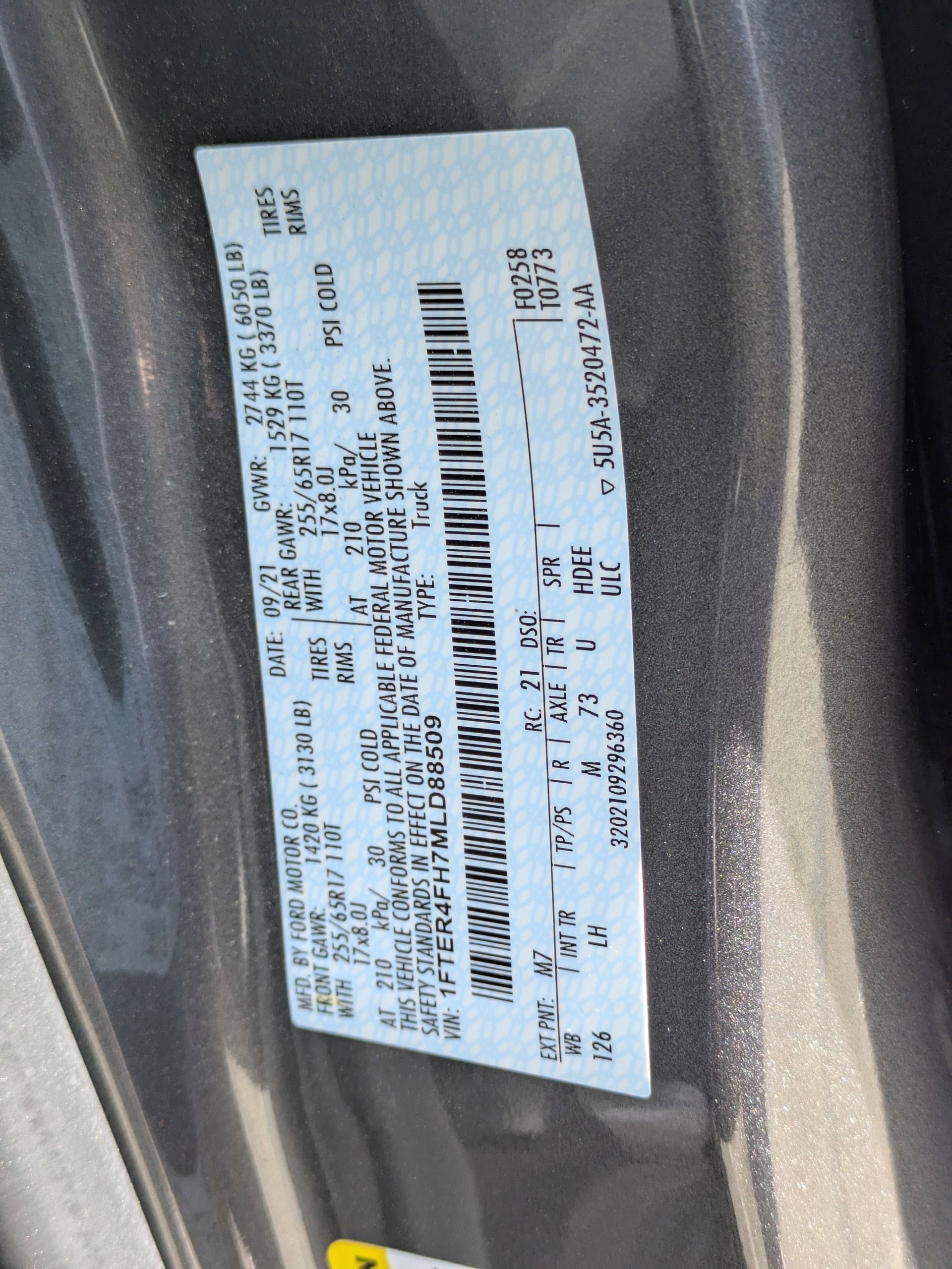 Certified 2021 Ford Ranger XLT w/ Equipment Group 301A Mid image 37