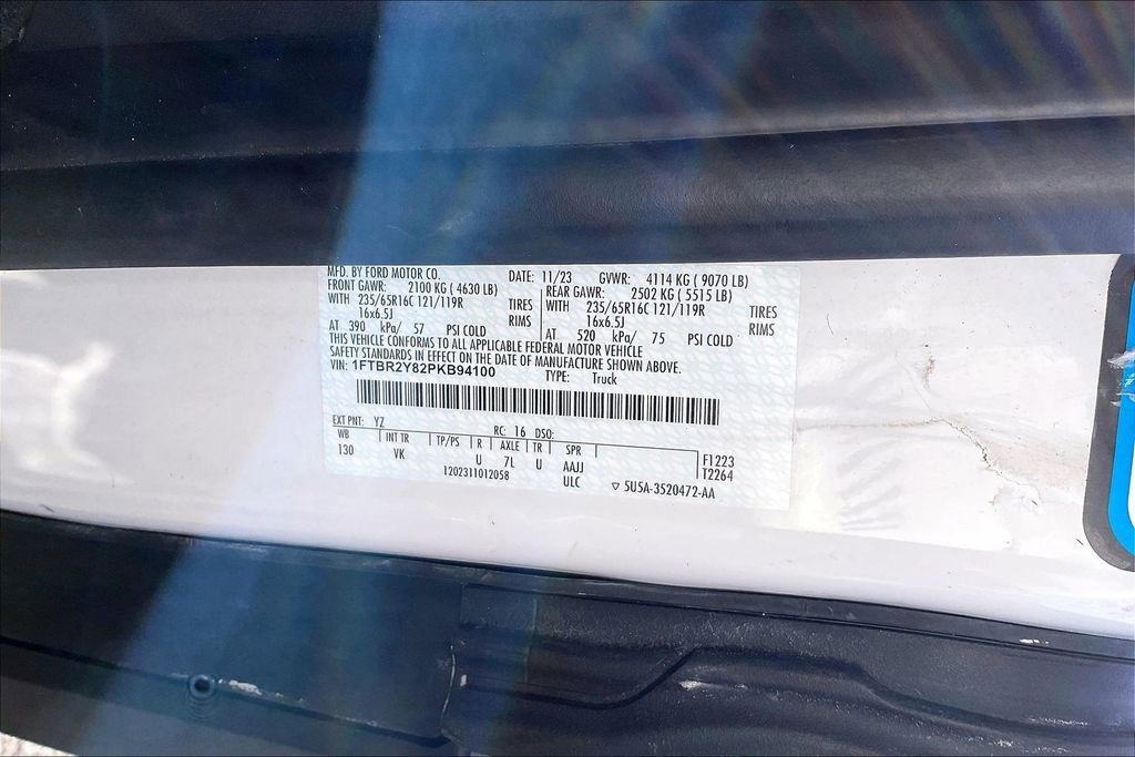 Certified 2023 Ford Transit 250 Low Roof AWD w/ Upfitter Package image 33