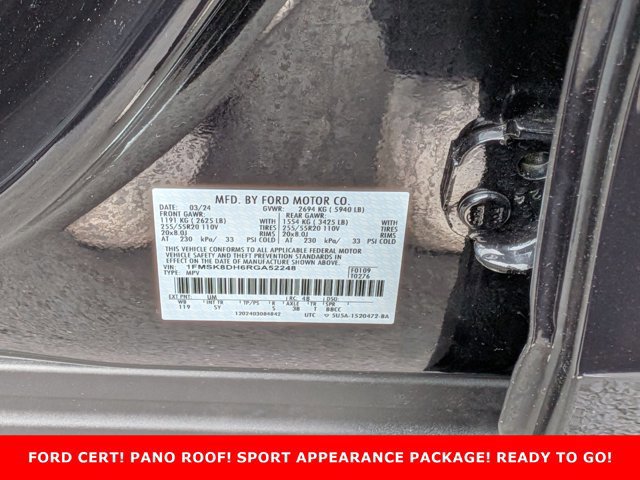 Certified 2024 Ford Explorer XLT w/ Equipment Group 202A image 31