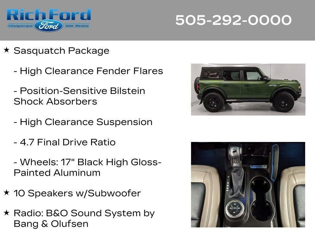 Certified 2023 Ford Bronco Wildtrak AWD/4WD image 94