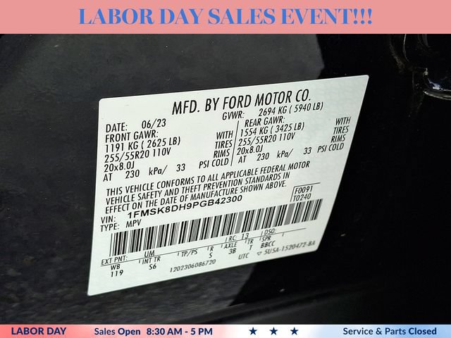 Certified 2023 Ford Explorer XLT w/ Equipment Group 202A AWD/4WD image 29