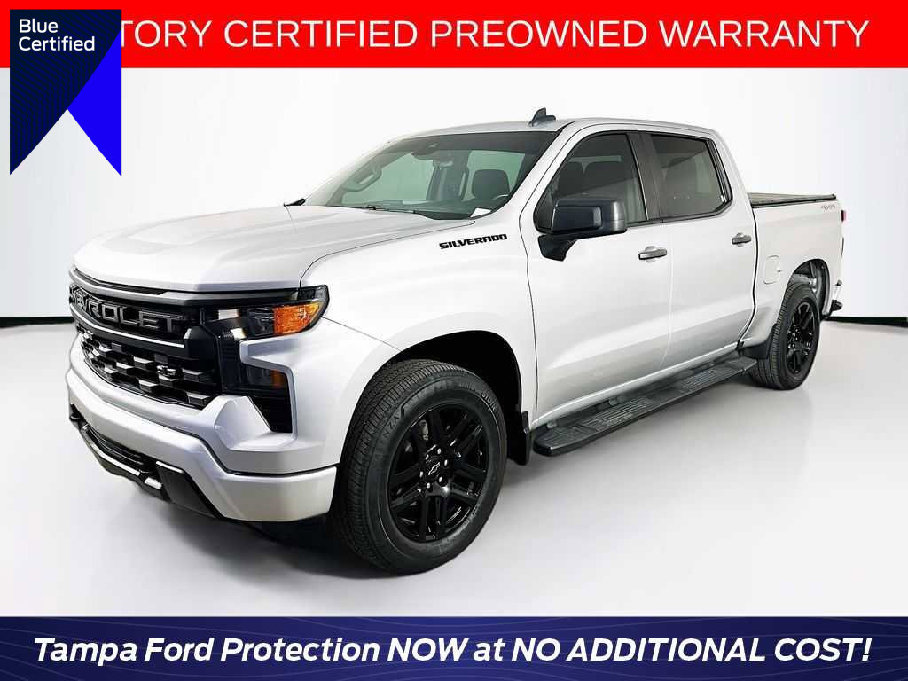 Used 2022 Chevrolet Silverado 1500 Custom w/ LPO, Dark Essentials Package