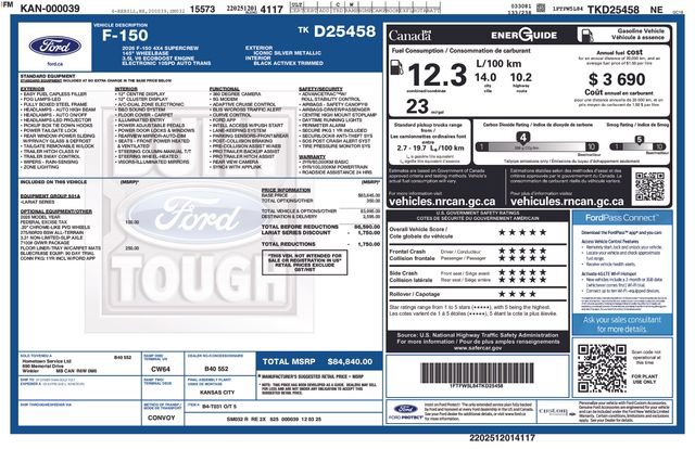 Certified 2026 Ford F150 Lariat AWD/4WD image 35