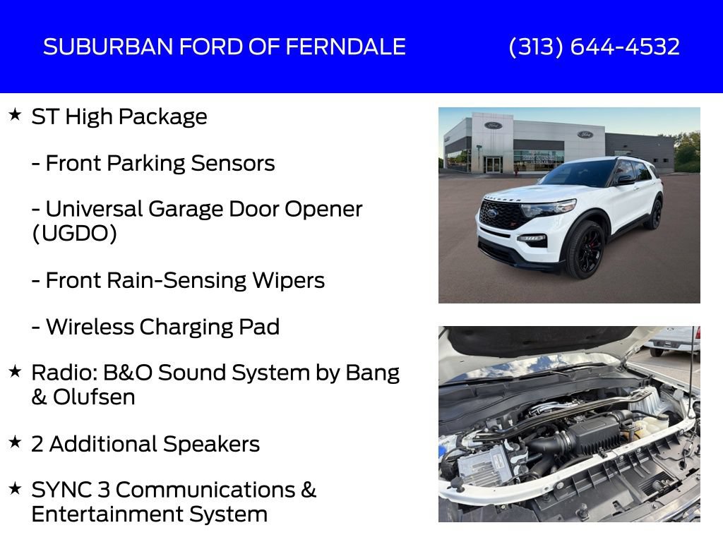 Certified 2024 Ford Explorer ST w/ Equipment Group 401A AWD/4WD image 21