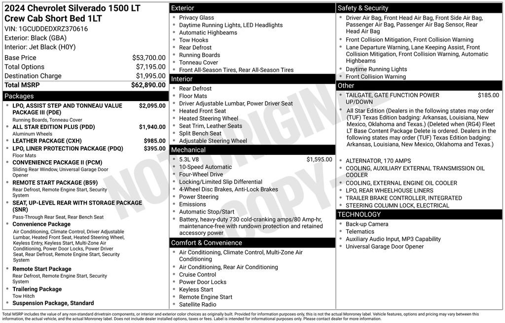 Used 2024 Chevrolet Silverado 1500 LT AWD/4WD image 40