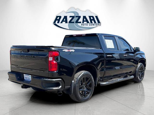 Used 2023 Chevrolet Silverado 1500 Custom w/ 2.7L Blackout Package AWD/4WD image 3