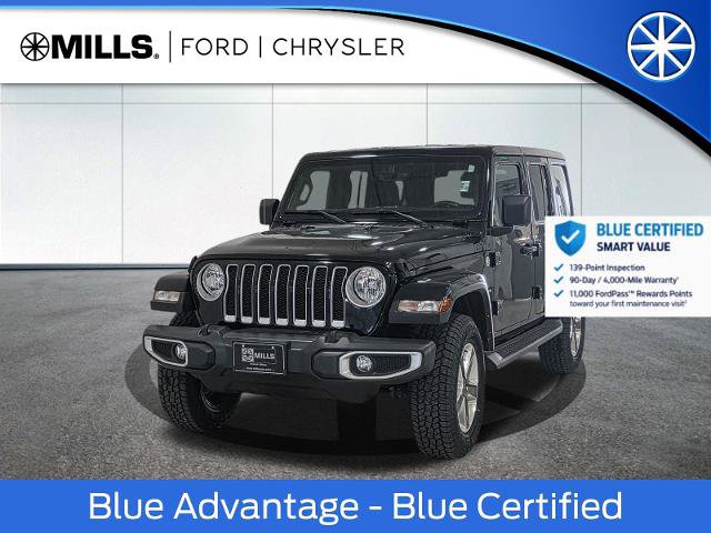 Used 2021 Jeep Wrangler Unlimited Sahara w/ Uconnect 4C Nav & Sound Group