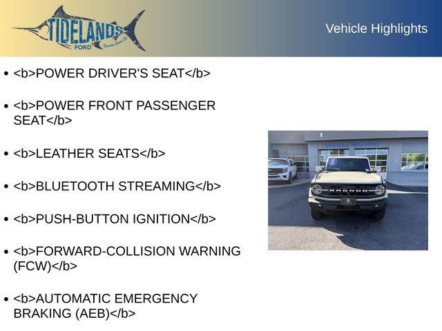 Certified 2025 Ford Bronco Outer Banks AWD/4WD image 11