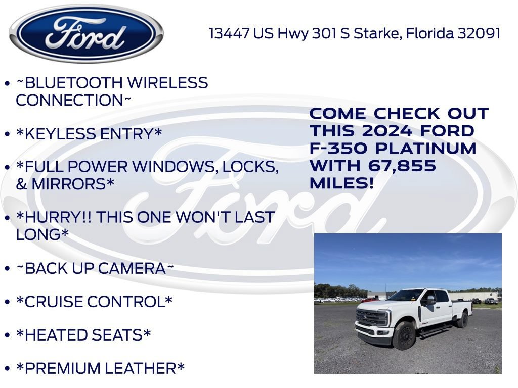 Certified 2024 Ford F350 Platinum AWD/4WD image 12