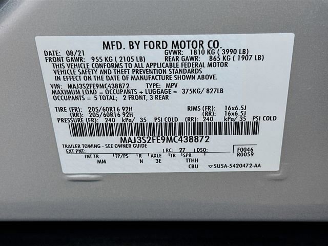 Certified 2021 Ford EcoSport S image 23