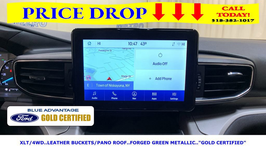 Certified 2022 Ford Explorer XLT w/ Equipment Group 202A image 42