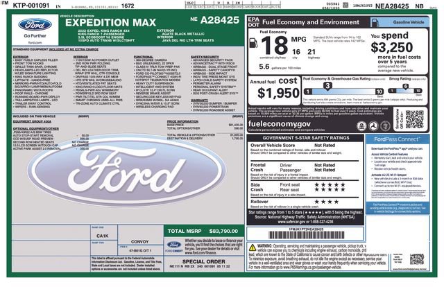 Certified 2022 Ford Expedition Max King Ranch AWD/4WD image 40