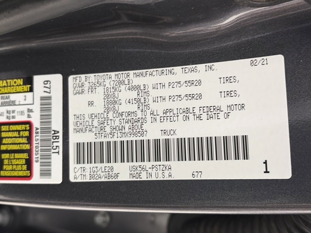 Used 2021 Toyota Tundra Platinum image 9