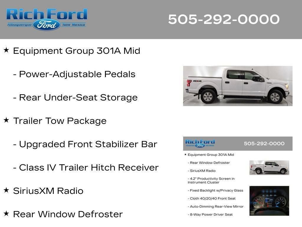 Certified 2020 Ford F150 XLT w/ Equipment Group 301A Mid AWD/4WD image 81