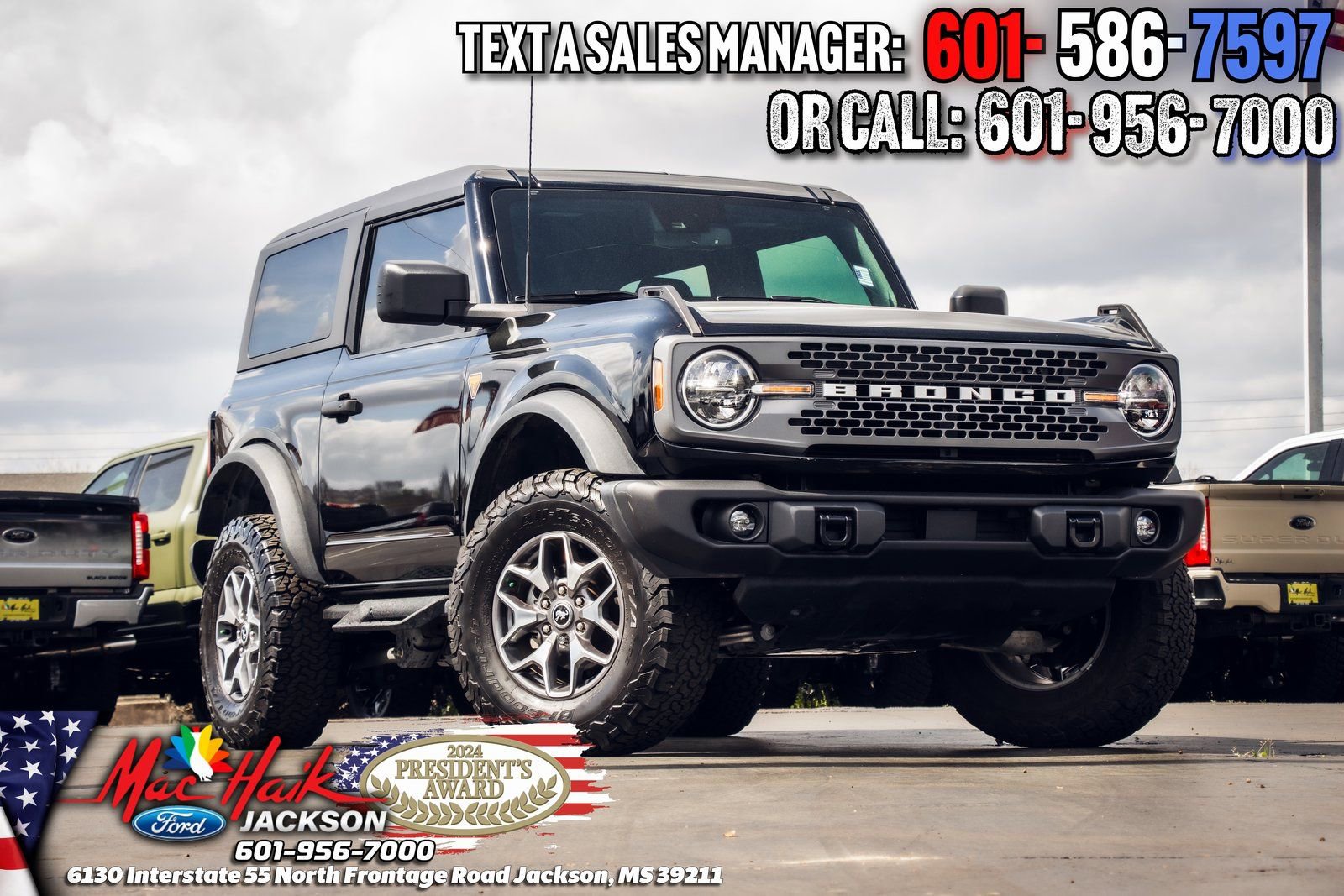 Certified 2023 Ford Bronco Badlands AWD/4WD image 1