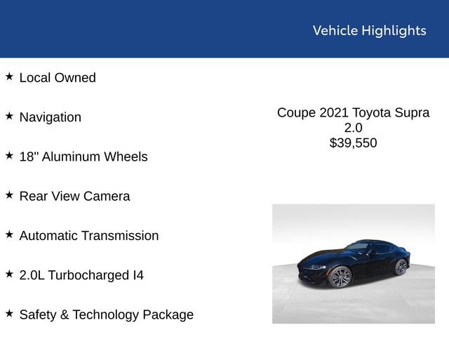 Used 2021 Toyota Supra image 2