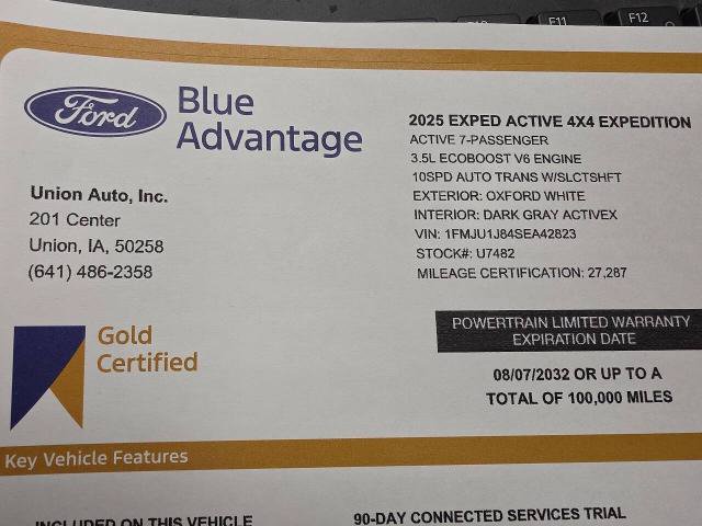 Certified 2025 Ford Expedition Active AWD/4WD image 27