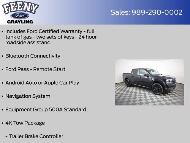 Certified 2024 Ford Maverick Lariat w/ Black Appearance Package image 13