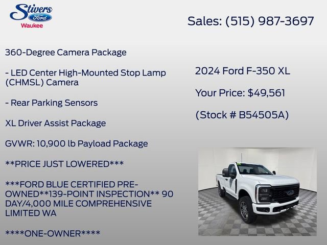 Certified 2024 Ford F350 XL w/ STX Appearance Package AWD/4WD image 22