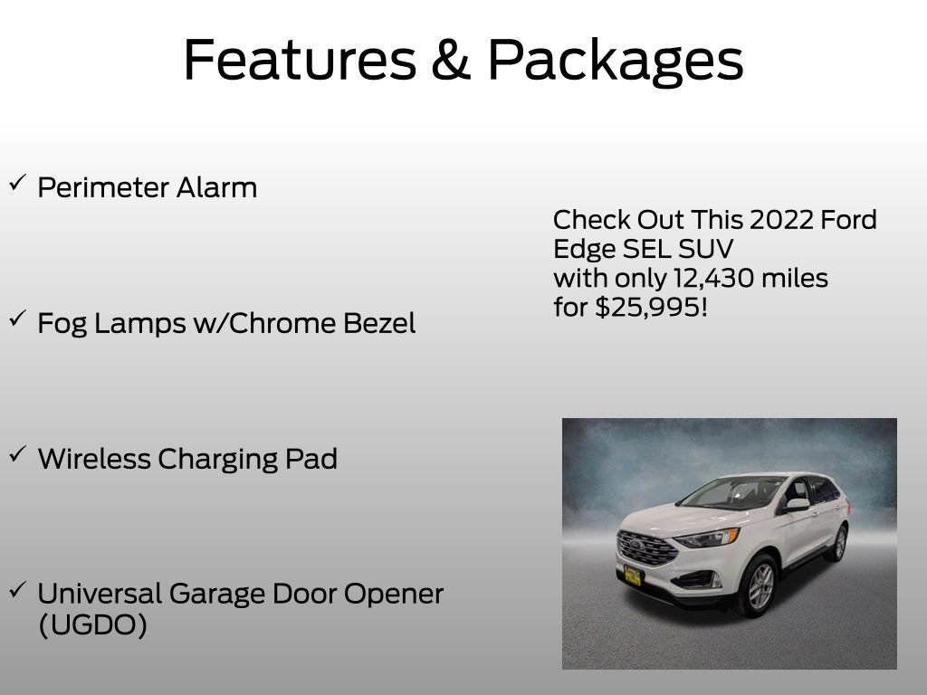Certified 2022 Ford Edge SEL w/ Convenience Package AWD/4WD image 8