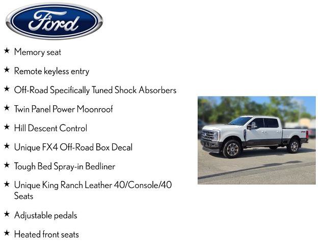 Certified 2025 Ford F250 King Ranch w/ FX4 Off-Road Package AWD/4WD image 13