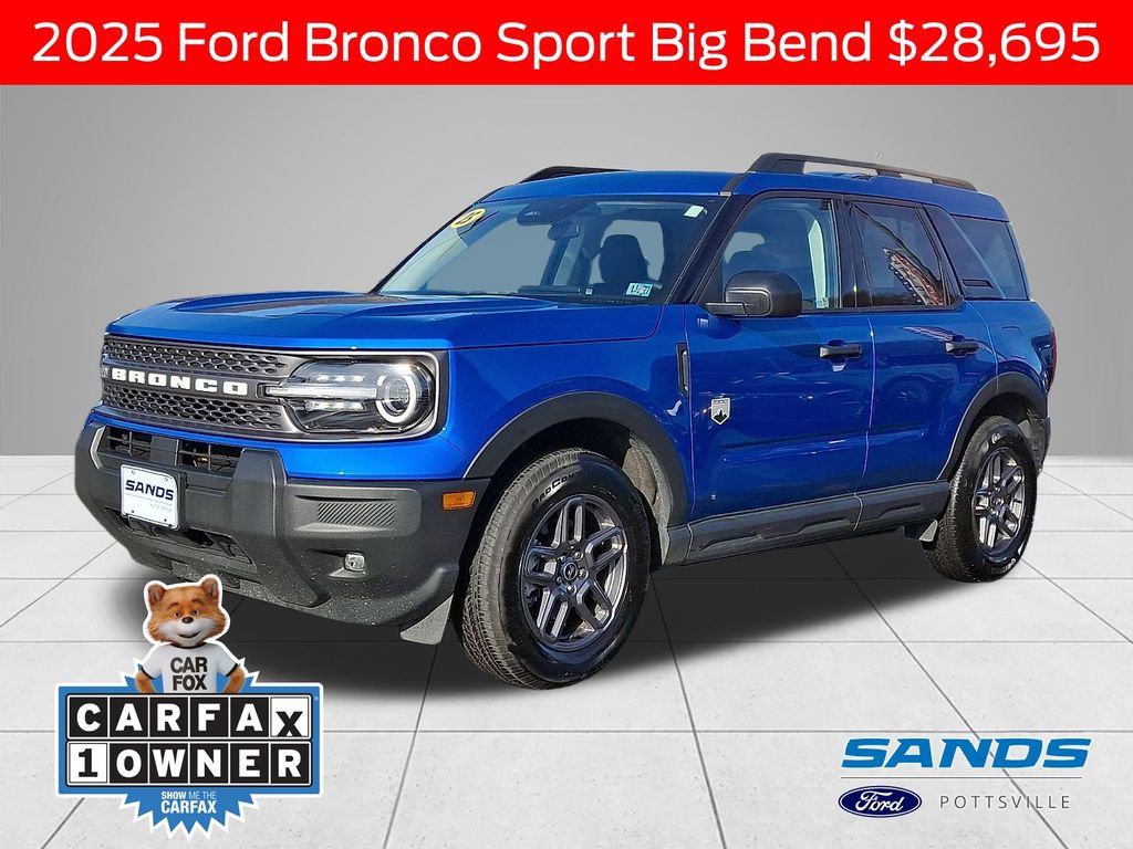 Certified 2025 Ford Bronco Sport Big Bend w/ Convenience Package image 1