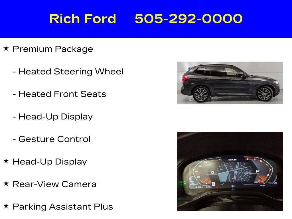 Used 2022 BMW X3 M40i w/ Premium Package AWD/4WD image 28