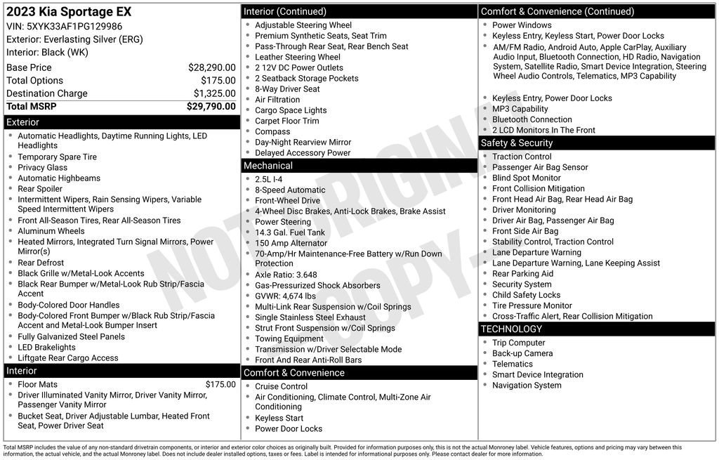 Used 2023 Kia Sportage EX image 33