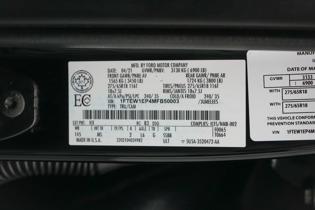 Certified 2021 Ford F150 XLT w/ XTR Package AWD/4WD image 24