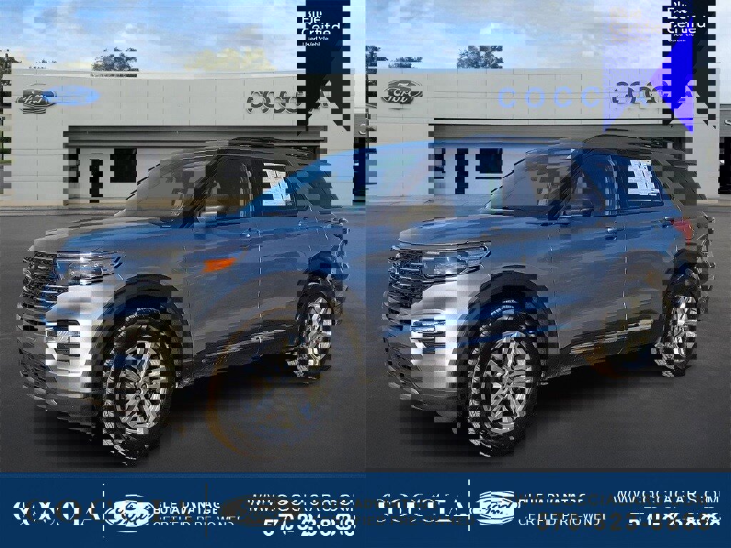 Certified 2022 Ford Explorer XLT w/ Equipment Group 202A image 1