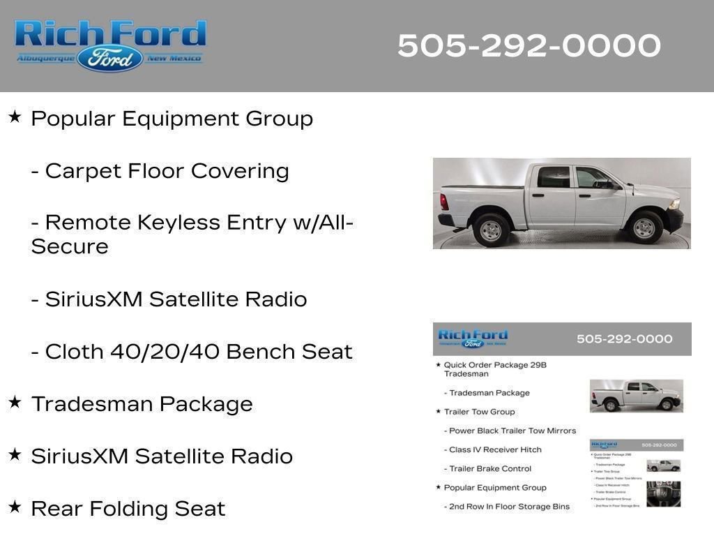 Used 2023 RAM 1500 Tradesman w/ Popular Equipment Group RWD image 58