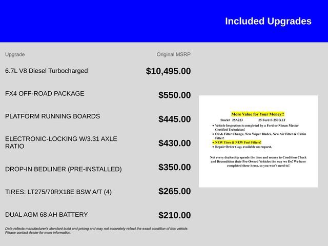 Certified 2025 Ford F250 XLT w/ FX4 Off-Road Package image 13