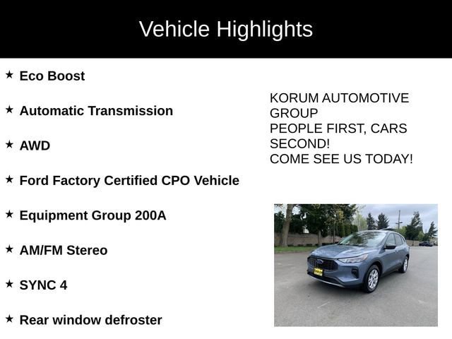 Certified 2025 Ford Escape Active AWD/4WD image 4